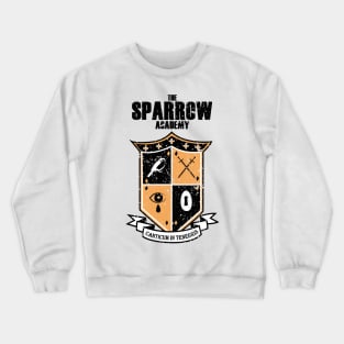 UMBRELLA ACADEMY 3: SPARROW ACADEMY (WHITE & GRUNGE) Crewneck Sweatshirt